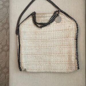 STELLA MCCARTNEY Falabella Fold-Over Tote Bag in White